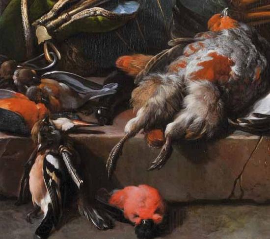 Melchior de Hondecoeter Still life with birds